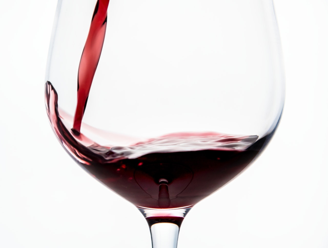 glass of red wine